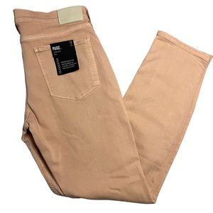 Paige Lenox Slim Fit Peach Jeans size 30